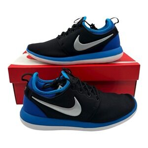 Nike Roshe Two GS Running Shoes Size Youth 7 Womens 8.5 Blue Sneakers 844653-002